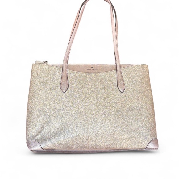 kate spade Handbags - Kate Spade Shimmering Pinkish Tote Bag